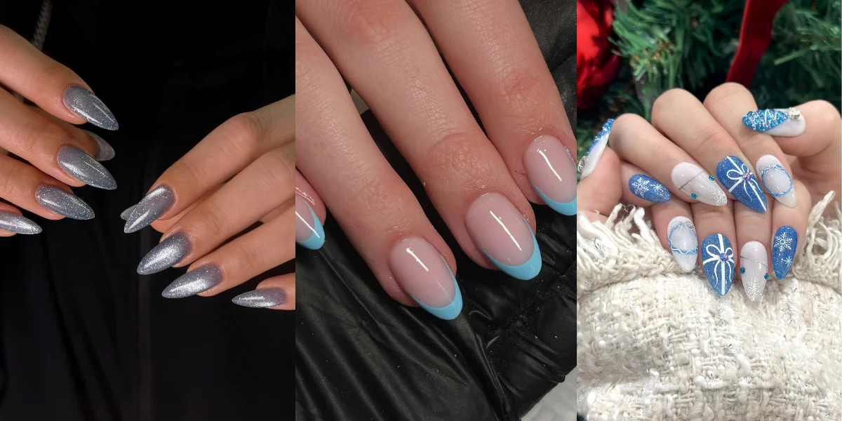 Read more about the article Light Blue Christmas Nail Designs: 16 Blissful Styles to Elevate Your Holidays