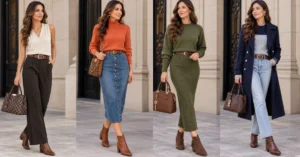 Read more about the article Short Brown Boots Outfit: 21 Easy Looks for Fall & Winter