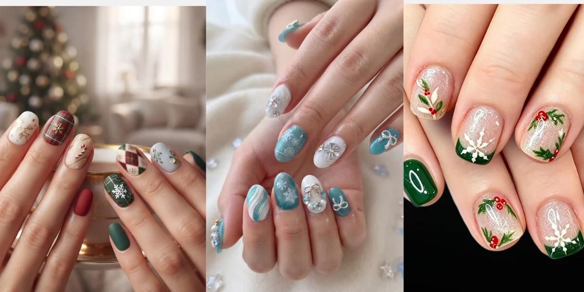 Read more about the article 16 Affordable & Chic Short Christmas Press On Nail Designs for Every Girl