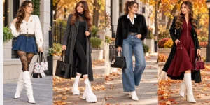 Read more about the article White Leather Boots Outfit: 21 Stunning Looks You’ll Love